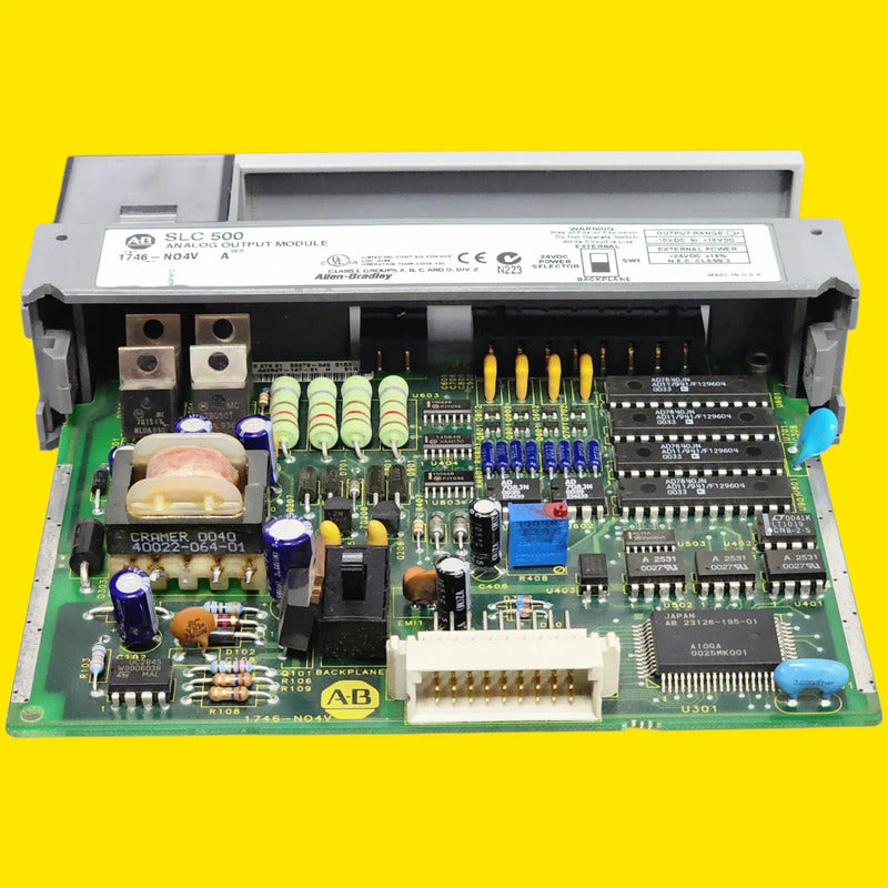 Allen-bradley 1746-no4v Módulo Analógico Slc 500
