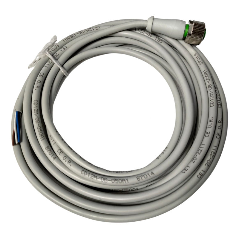 Cable Cd12m/0b-050a1  87014 Conector Hembra M12 Generico