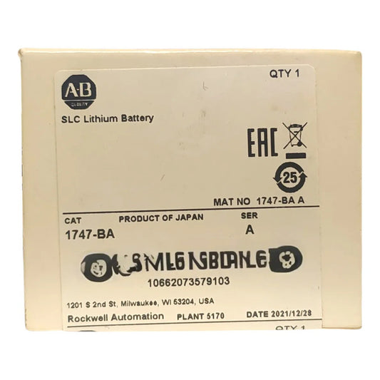 Allen-bradley 1747-ba Bateria Industrial 3v Slc500