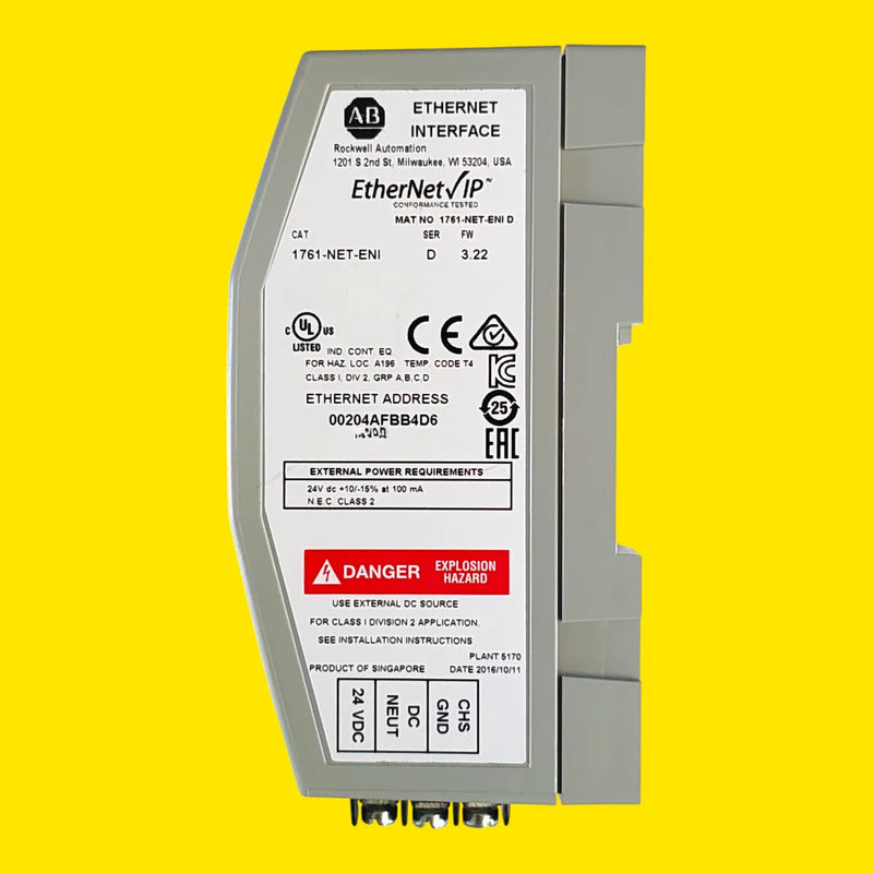 Allen-bradley 1761-net-eni Módulo Interfaz Ethernet