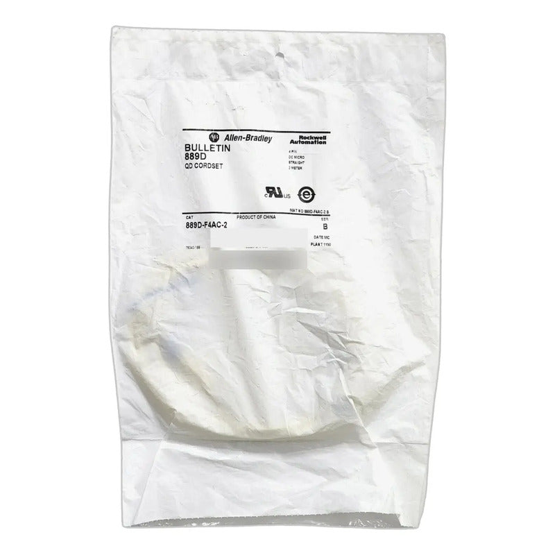 Cable Allen Bradley 889d-f4ac-2 Hembra Micro 4 Pin 2m