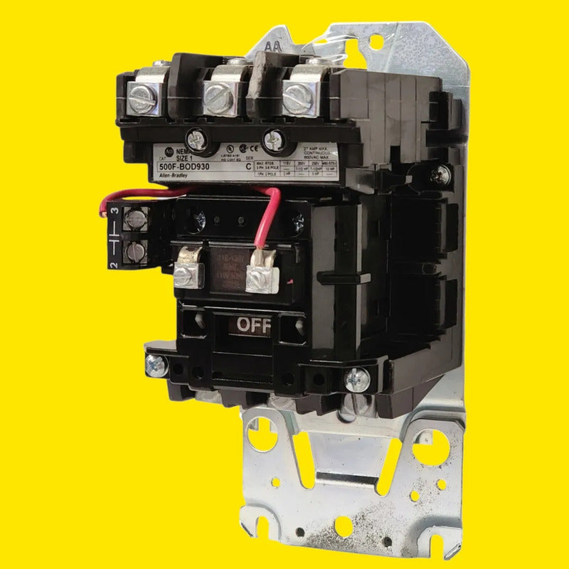 Allen-bradley 500f-bod930 Contactor Nema Size 1 27a 120v Caja Abierta/sin Etiqueta