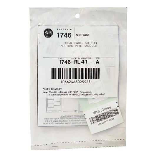 Kit De Etiquetas Octales Allen-bradley 1746-rl41 | Slc 500