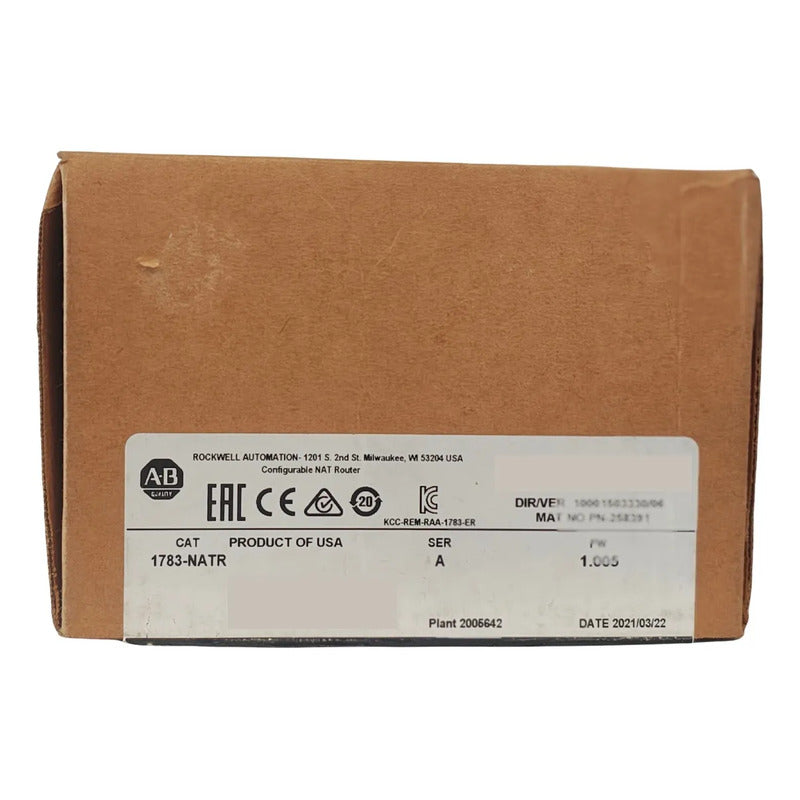 Allen-bradley 1783-natr Router Nat Industrial Ethernet/ip