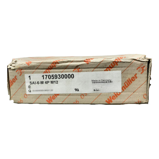Weidmüller Sai-6-m 4p M12 1705930000 Conector Disp.