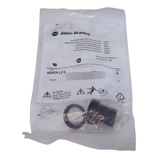Allen-bradley 800fp-lf3 Pulsador Rasante Verde Verde