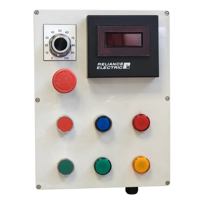 Reliance Electric Botonera Control Con Display Y Potencia Blanco
