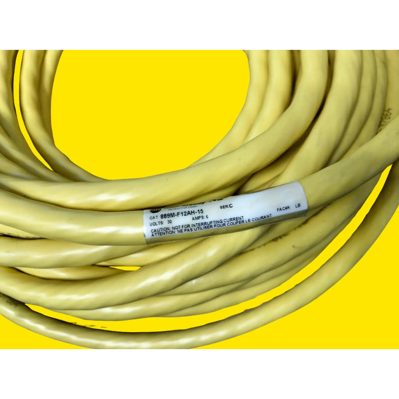 Allen-bradley 889m-f12ah-15cable De Alimentación Del Motor