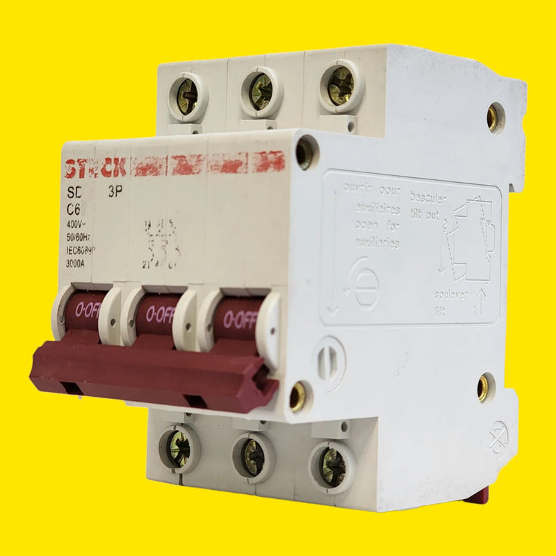 Steck Sd-63c06 Interruptor Termomagnético Tripolar