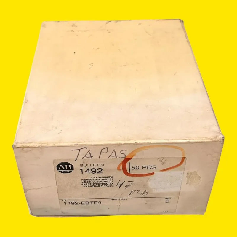 Allen-bradley 1492-ebtf3 Barrera Final Para Bornera Riel Din