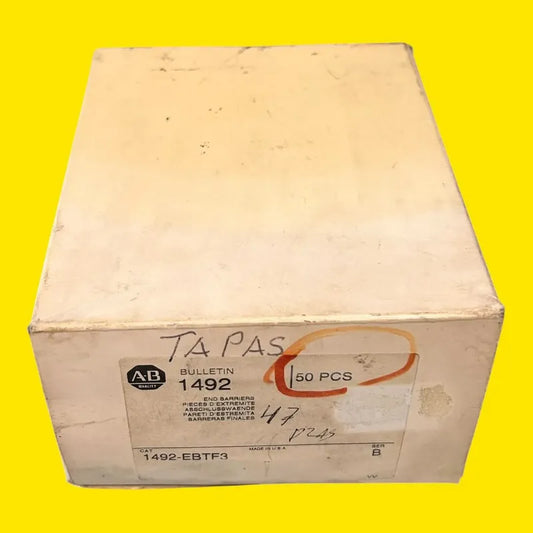 Allen-bradley 1492-ebtf3 Barrera Final Para Bornera Riel Din