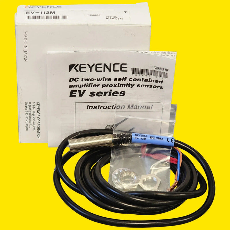 Keyence Ev-112m Sensor Inductivo M12