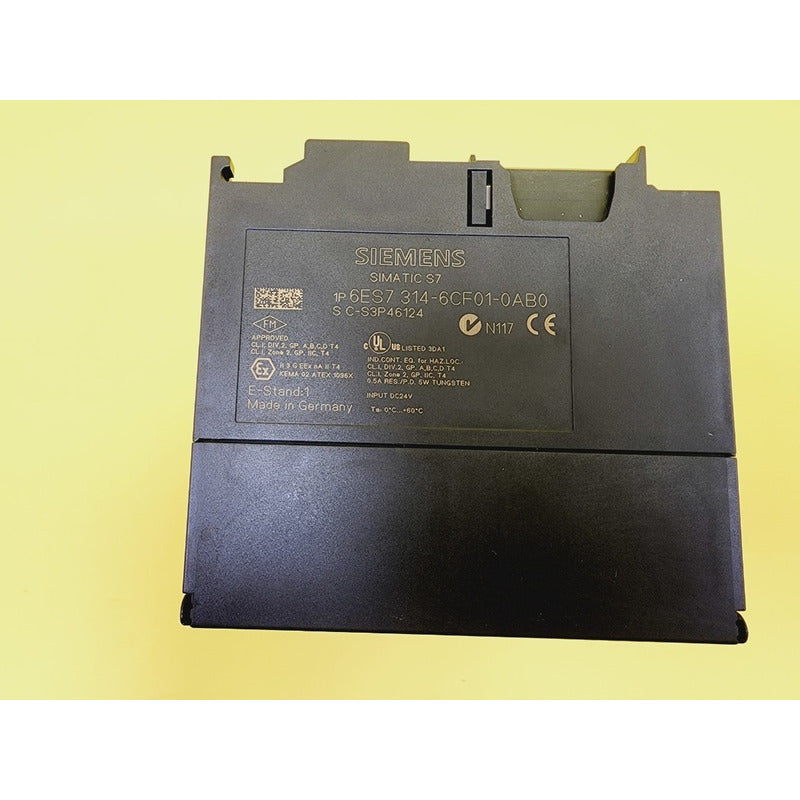 Plc Siemens S7-300 Cpu 6es7 314-6cf01-0ab0