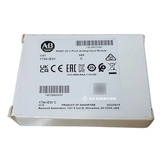 Allen-bradley 1734-ie2v Point I/o Modulo De Entrada Analogic