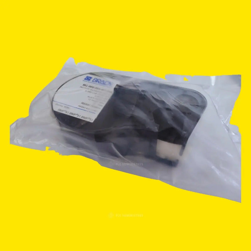 Brady 143371 Mc-500-595-wt-bk Negra Sobre Blanco Cartucho
