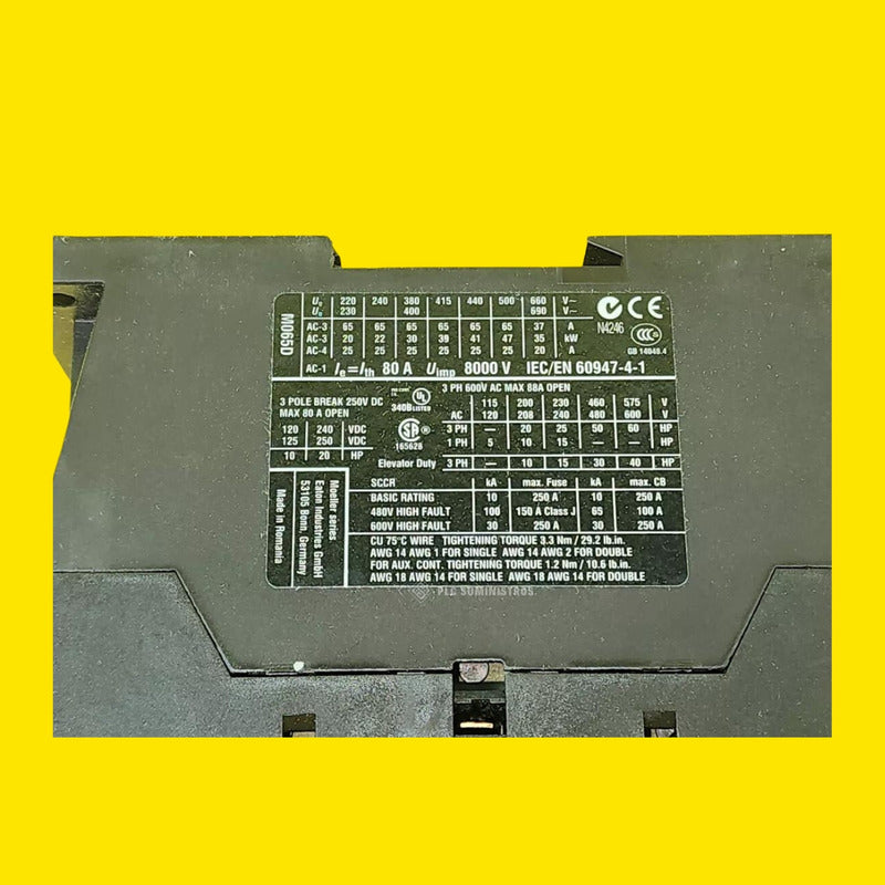 Eaton - Eaton Dilm65(rdc24) 277908 Xtce065d00td. Nuevo Caja