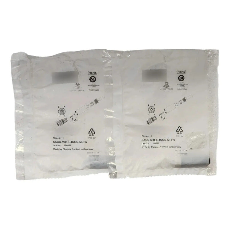 Phoenix Contact Sacc-m8fs-4con-m-sw Conector M8 1506891