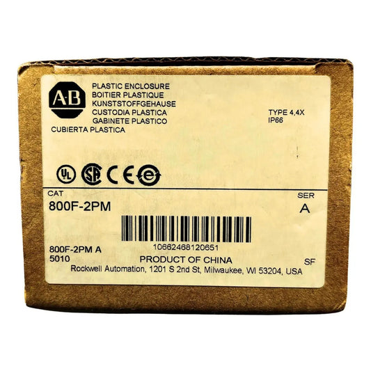 Allen-bradley 800f-2pm Cubierta Plastica