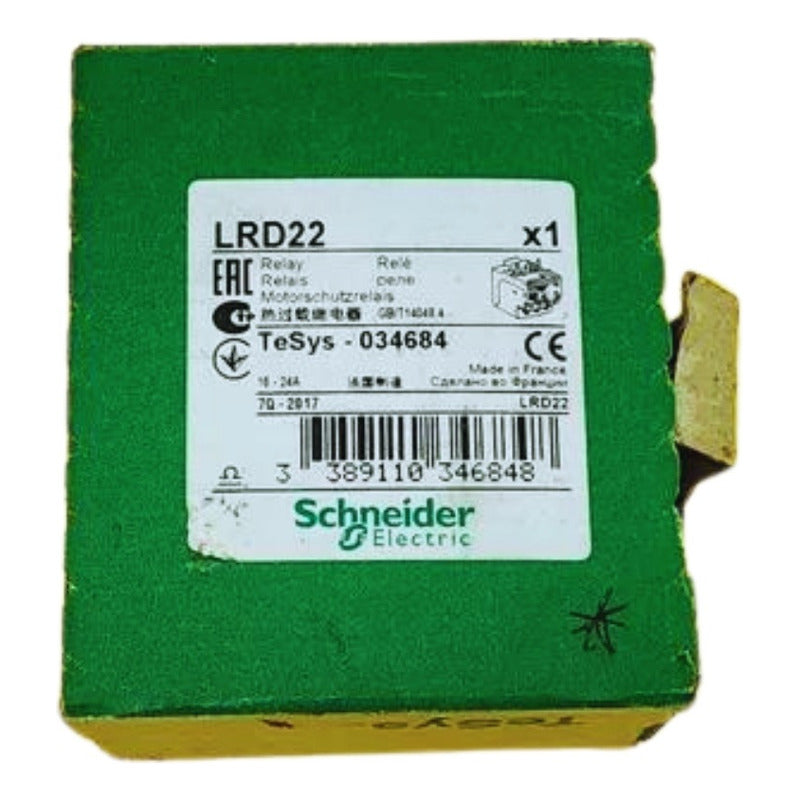 Schneider Lrd22 Relevador De Sobrecarga 16- 24a . Nuevo Caja