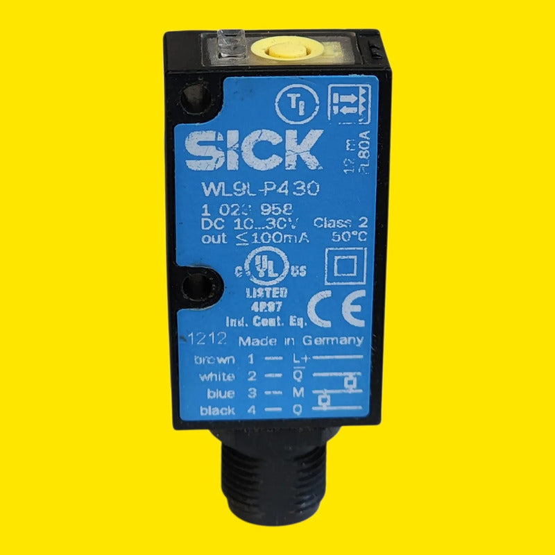 Sick Wt100-2p3419 6052379 Sensor Fotoeléctrico Pnp