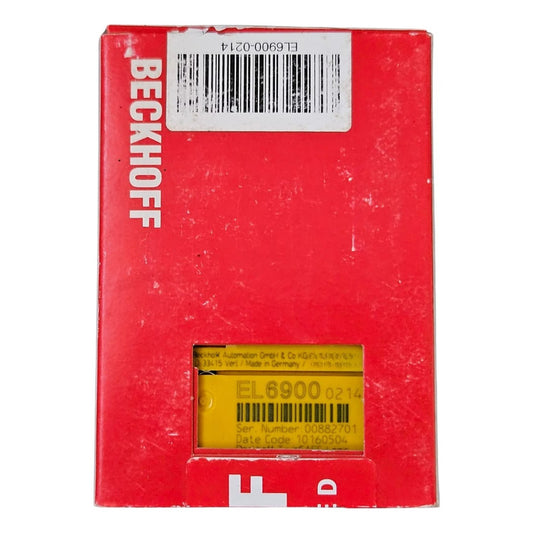 Beckhoff El6900 Twinsafe Logic