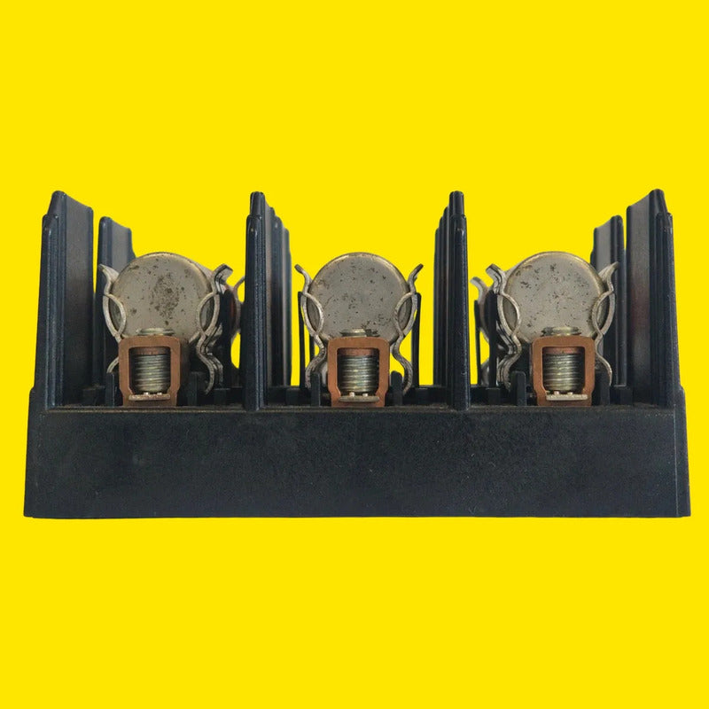Portafusible J60030-3cor Clase J 600v + 3 Fusibles Ajt2 2a