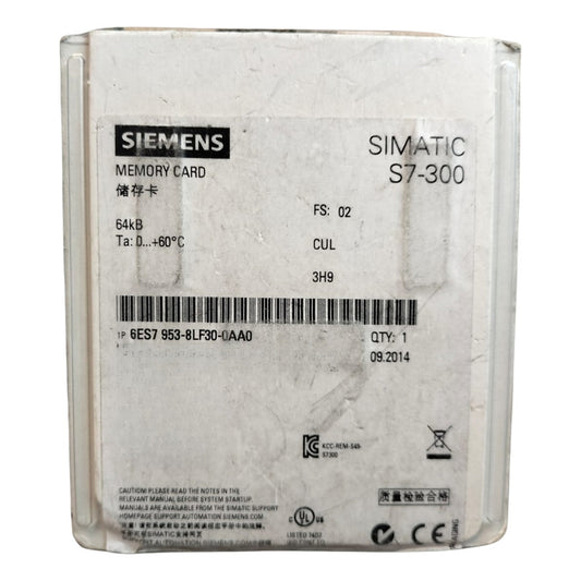 Siemens 6es7 953-8lf30-0aa0 Tarjeta De Memoria Micro