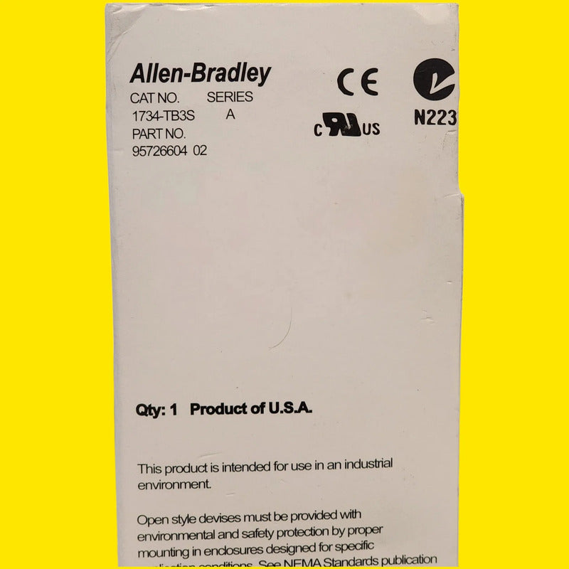 Allen-bradley 1734-tb3s Base Terminal Point I/o