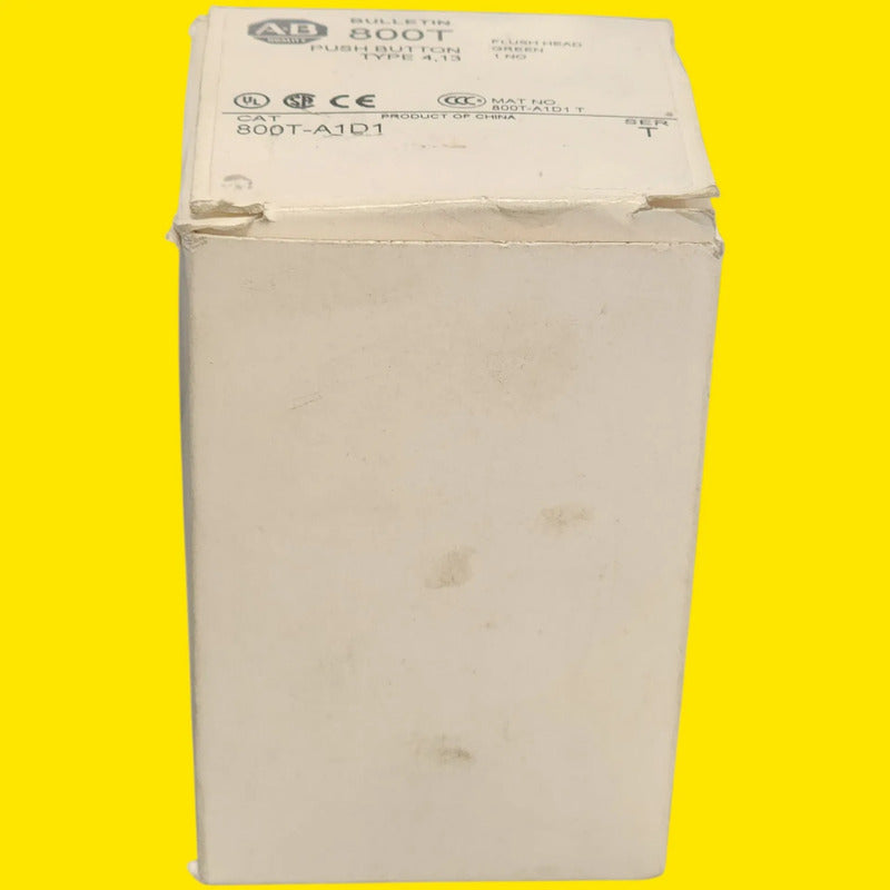 Allen-bradley 800t-a1d1 Botón De Mando Verde 30 Mm Verde
