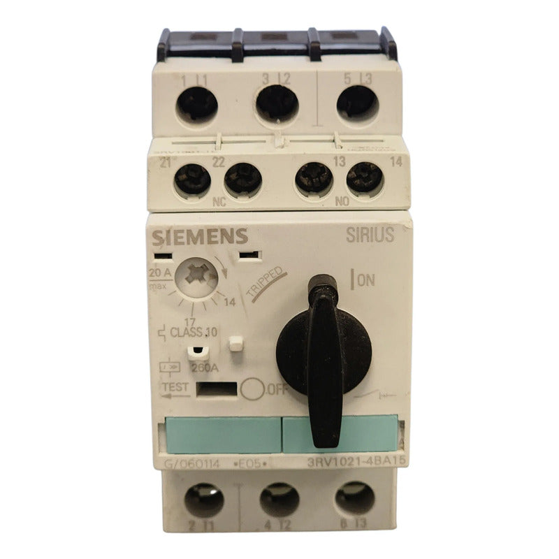 Siemens 3rv1021-4ba15 Interruptor Protector De Motor 50hz/60hz