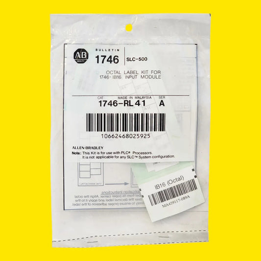 Kit De Etiquetas Octales Allen-bradley 1746-rl41 | Slc 500