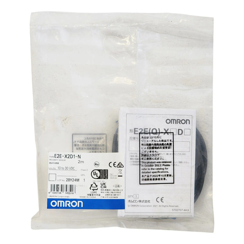 Omron E2e-x2d1-n Sensor Proximidad Inductivo Dc