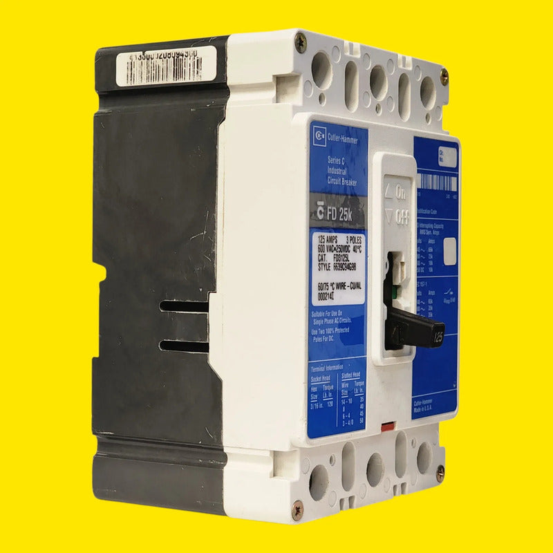 Cutler-hammer Fd3125l Interruptor Termomagnético Mccb