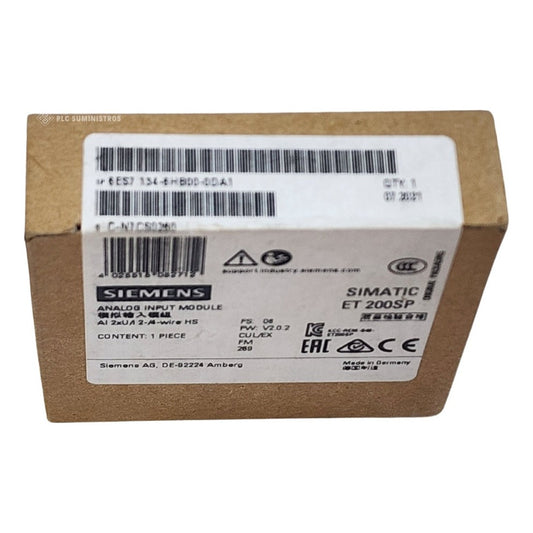 Modulo De Entrada Analogica Siemens  6es7134-6hb00-0da1
