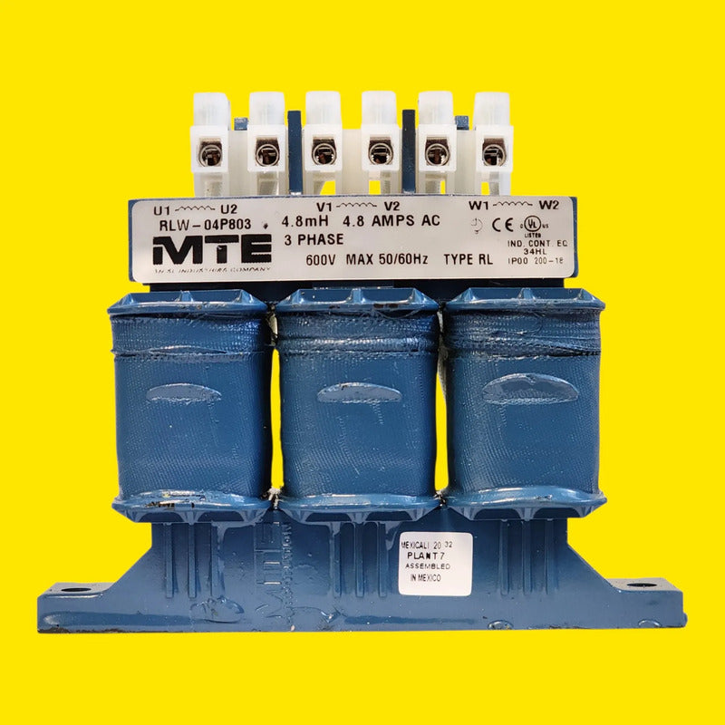 Mte Rlw-04p803 Reactor De Línea Trifásico 4.8a 600v