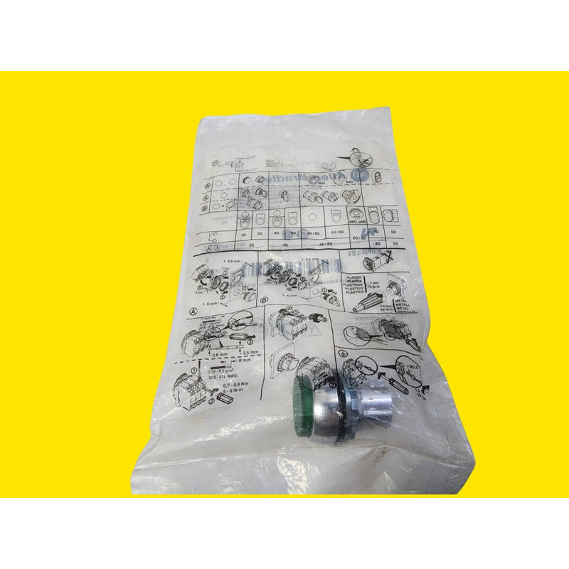 Allen-bradley 800fm-le3 Boton Pulsador De 22mm Verde