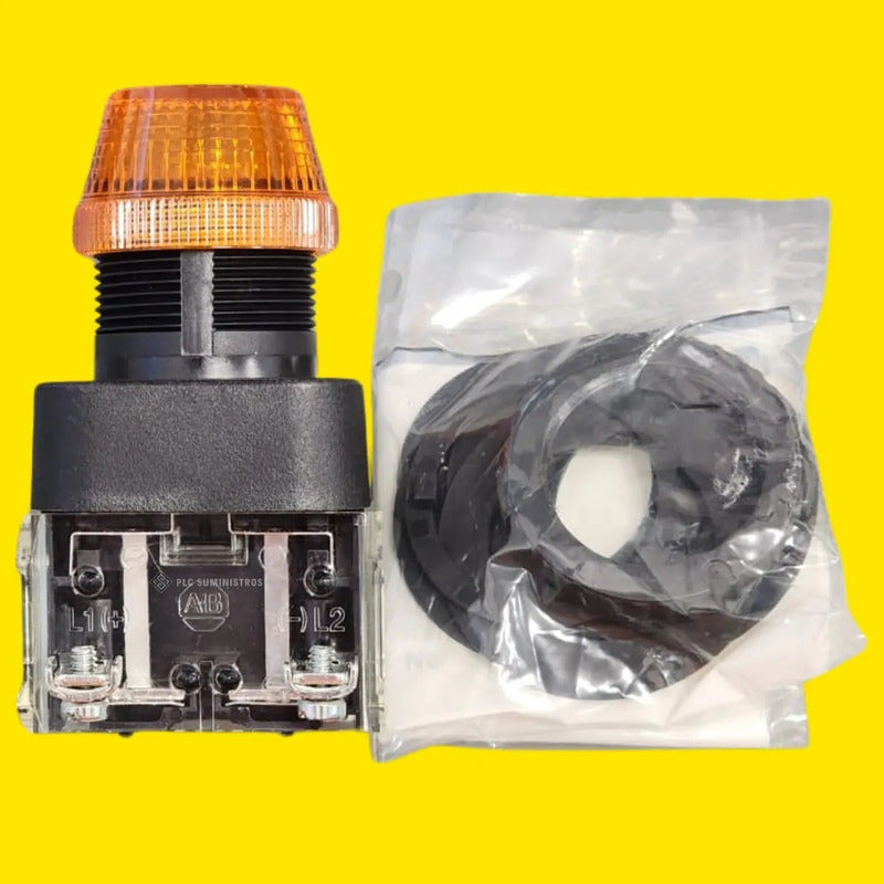 Allen-bradley 800h-qr24a 30mm Pilot Light 800h-pb 24v Ac/dc
