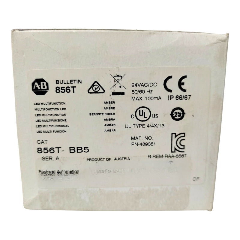Allen-bradley 856t-bb5 Control Tower Modulo De Luz