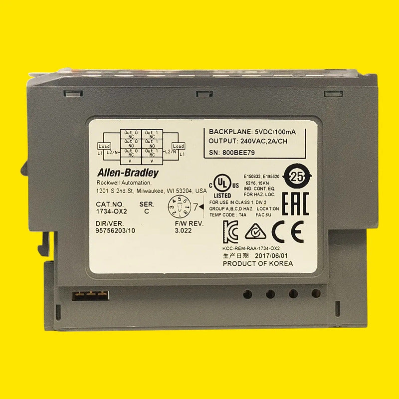 Allen-bradley 1734-ox2 Point I/o Salidas Relevador