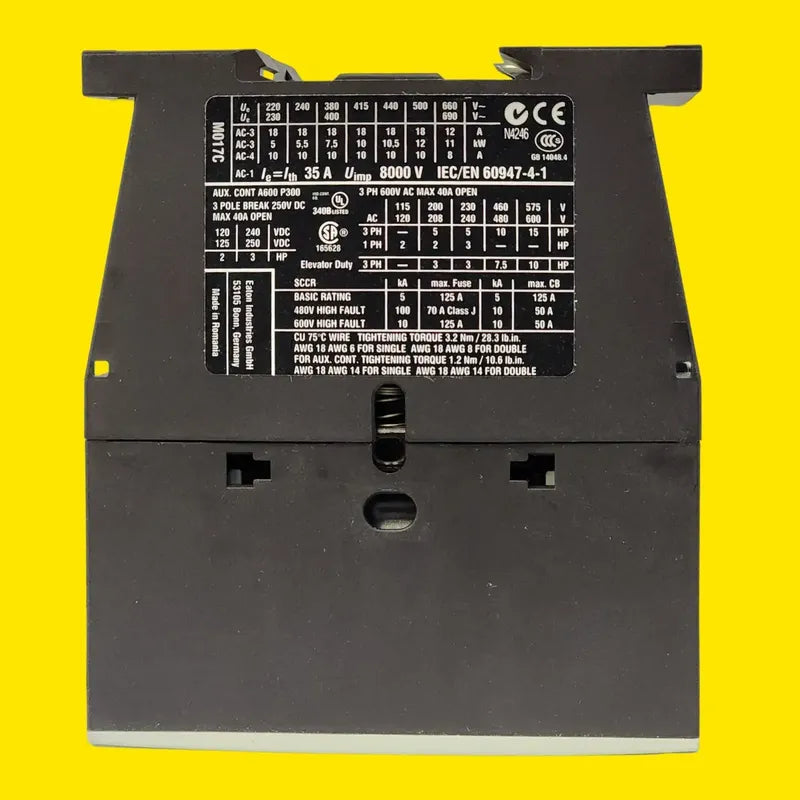 Contactor Moeller Eaton Dilm17-10 277003 17a 24v Ac 3p