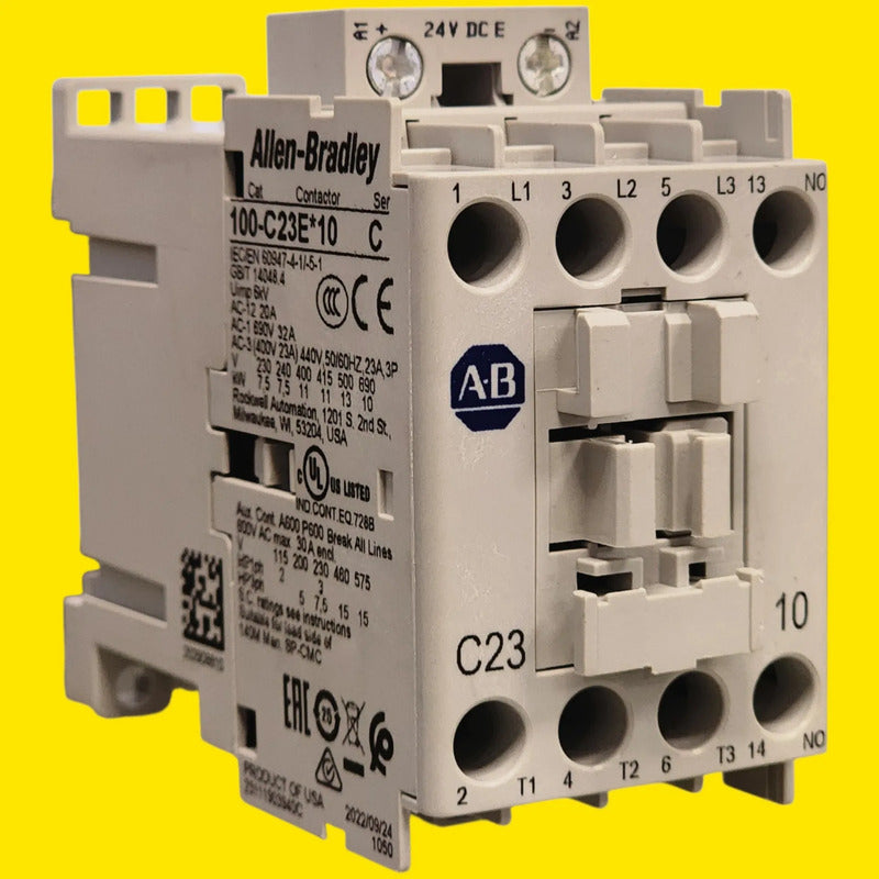 Allen Bradley 100-c23ej10 Contactor 24v Dc