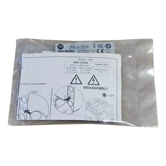 Allen-bradley 194e-a-pd10 Bloque De Contacto Auxiliar 1