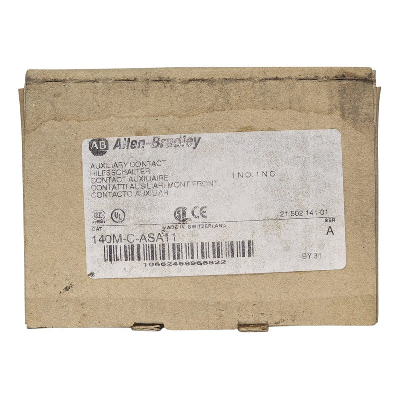 Allen-bradley 140m-c-asa11 Bloque De Contactos