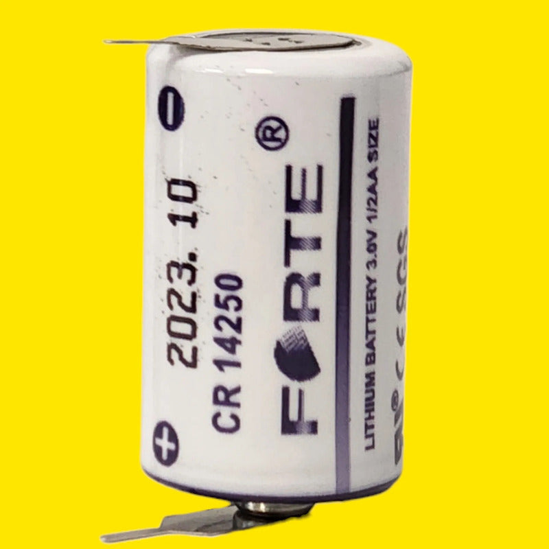Forte Cr14250 Batería 3v 1/2 Aa Industrial Con Terminales