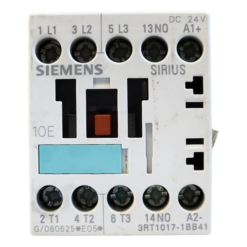 Siemens 3rt1017-1bb41 Contactor De Potencia Sirius 12a 24vdc