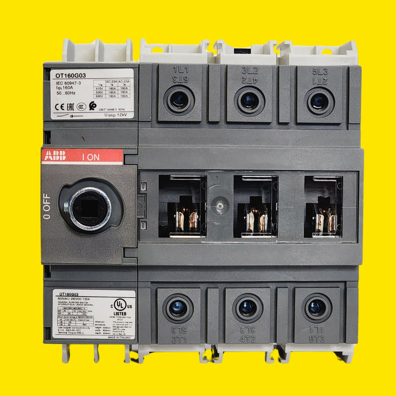 Abb Ot160g03 Interruptor Seccionador 160a 3 Polos