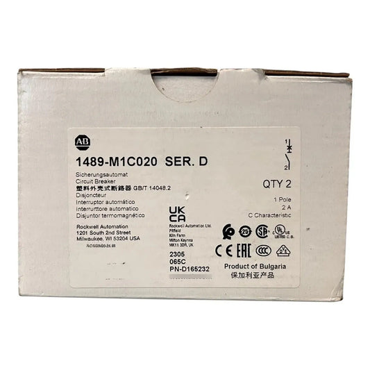 Allen-bradley 1489-m1c020 Interruptor Termomagnético