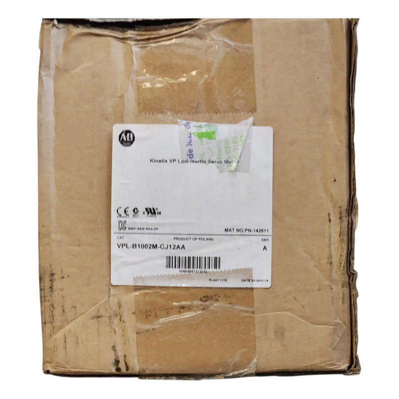 Allen-bradley Vpl-b1002m-cj12aa Servomotor Kinetix Vp