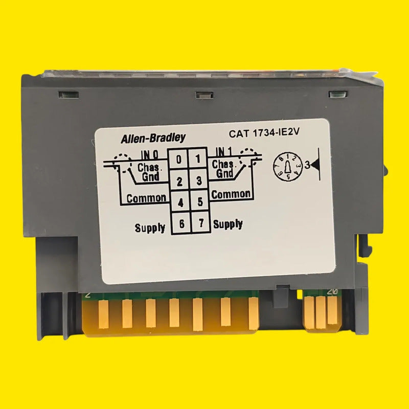 Allen-bradley 1734-ie2v Módulo Entradas Voltaje 0-10v