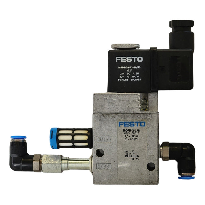 Festo Mofh-3-1/8 7877 Válvula Neumática Msfg-24/42-50/60